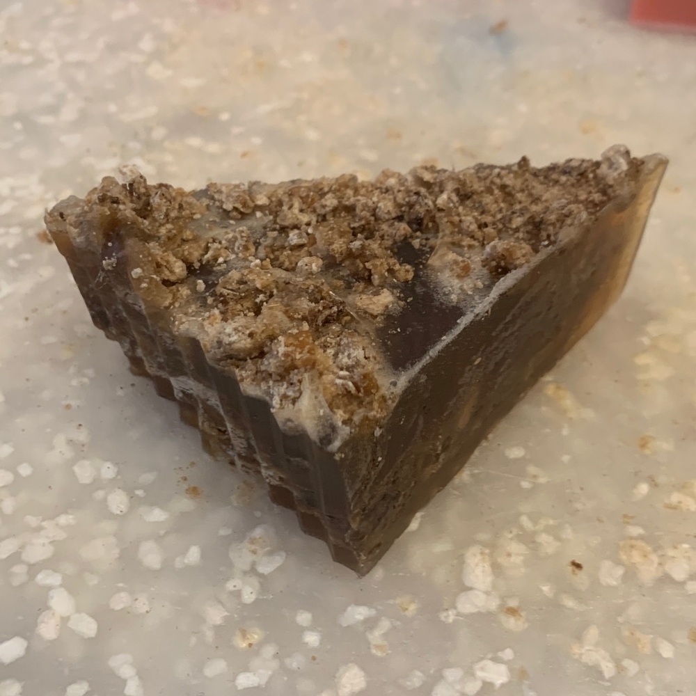 Handmade African Black Soap Slice